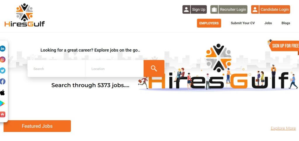 HiresGulf is our last job posting platform in the UAE